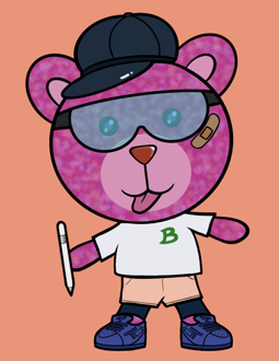 Best Polygon NFT Collection on Opensea - Jolly Teddy Party #4133