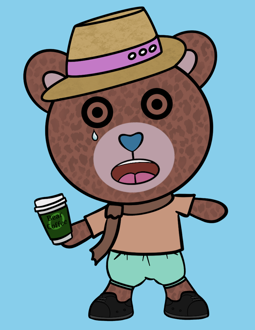 Best Polygon NFT Collection on Opensea - Jolly Teddy Party #4134