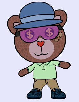 Best Polygon NFT Collection on Opensea - Jolly Teddy Party #4136