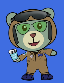 Best Polygon NFT Collection on Opensea - Jolly Teddy Party #4160