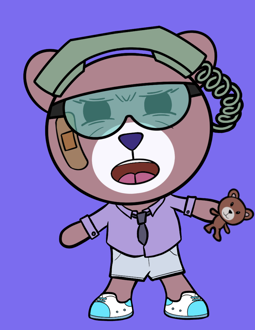 Best Polygon NFT Collection on Opensea - Jolly Teddy Party #4166