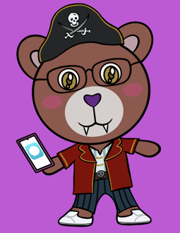Best Polygon NFT Collection on Opensea - Jolly Teddy Party #4173