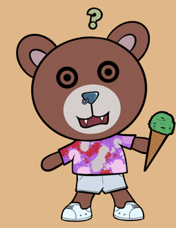 Best Polygon NFT Collection on Opensea - Jolly Teddy Party #4176