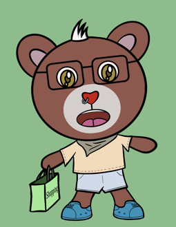 Best Polygon NFT Collection on Opensea - Jolly Teddy Party #4177