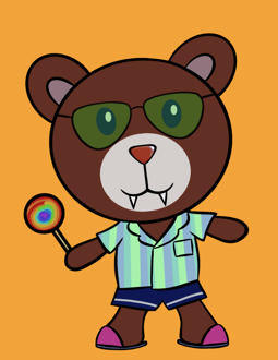 Best Polygon NFT Collection on Opensea - Jolly Teddy Party #4190