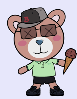 Best Polygon NFT Collection on Opensea - Jolly Teddy Party #4206