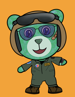 Best Polygon NFT Collection on Opensea - Jolly Teddy Party #4216