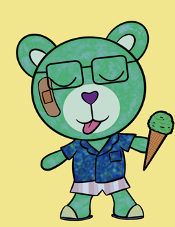 Best Polygon NFT Collection on Opensea - Jolly Teddy Party #4220