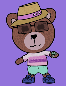 Best Polygon NFT Collection on Opensea - Jolly Teddy Party #4226