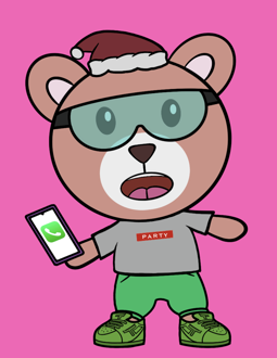 Best Polygon NFT Collection on Opensea - Jolly Teddy Party #423