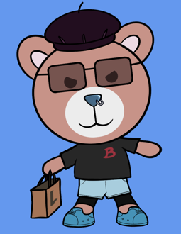 Best Polygon NFT Collection on Opensea - Jolly Teddy Party #4230