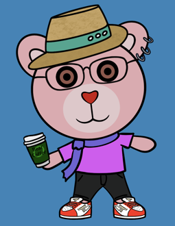 Best Polygon NFT Collection on Opensea - Jolly Teddy Party #4231