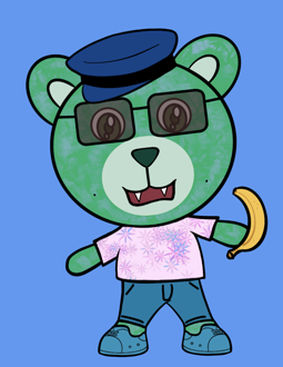 Best Polygon NFT Collection on Opensea - Jolly Teddy Party #4235