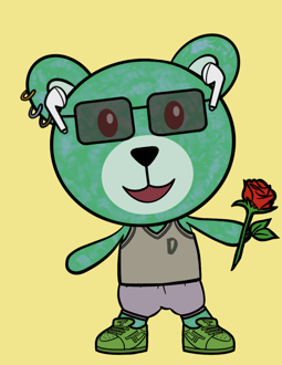 Best Polygon NFT Collection on Opensea - Jolly Teddy Party #4237