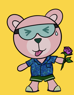 Best Polygon NFT Collection on Opensea - Jolly Teddy Party #4238