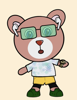 Best Polygon NFT Collection on Opensea - Jolly Teddy Party #4241
