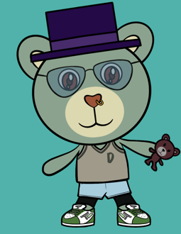 Best Polygon NFT Collection on Opensea - Jolly Teddy Party #4246