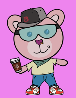 Best Polygon NFT Collection on Opensea - Jolly Teddy Party #4302