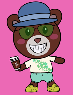 Best Polygon NFT Collection on Opensea - Jolly Teddy Party #4304