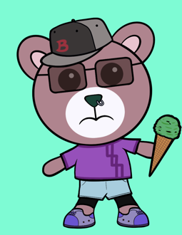 Best Polygon NFT Collection on Opensea - Jolly Teddy Party #4308
