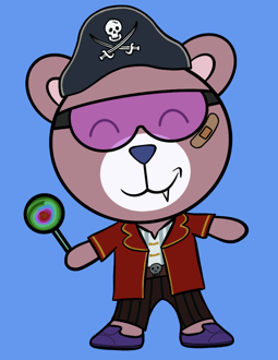 Best Polygon NFT Collection on Opensea - Jolly Teddy Party #4312