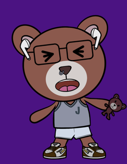 Best Polygon NFT Collection on Opensea - Jolly Teddy Party #4321