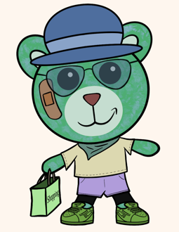 Best Polygon NFT Collection on Opensea - Jolly Teddy Party #4322