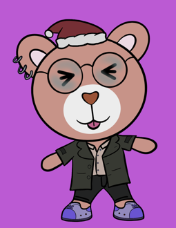 Best Polygon NFT Collection on Opensea - Jolly Teddy Party #4326