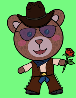 Best Polygon NFT Collection on Opensea - Jolly Teddy Party #4327