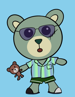 Best Polygon NFT Collection on Opensea - Jolly Teddy Party #4328
