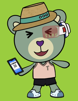 Best Polygon NFT Collection on Opensea - Jolly Teddy Party #4329