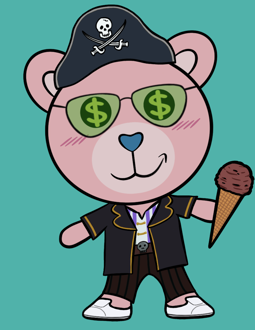 Best Polygon NFT Collection on Opensea - Jolly Teddy Party #4335