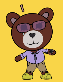 Best Polygon NFT Collection on Opensea - Jolly Teddy Party #4336