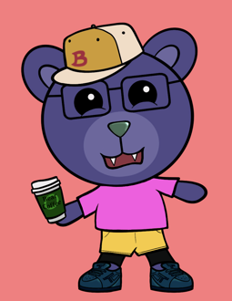 Best Polygon NFT Collection on Opensea - Jolly Teddy Party #4337