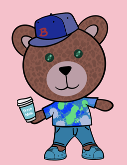 Best Polygon NFT Collection on Opensea - Jolly Teddy Party #4347