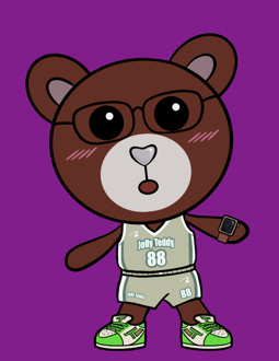 Best Polygon NFT Collection on Opensea - Jolly Teddy Party #4350
