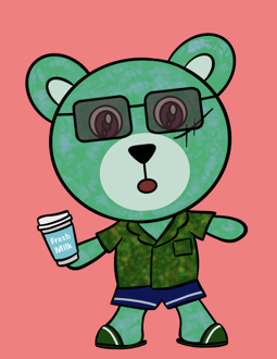 Best Polygon NFT Collection on Opensea - Jolly Teddy Party #4359