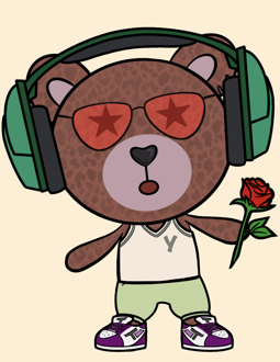 Best Polygon NFT Collection on Opensea - Jolly Teddy Party #4369