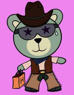 Best Polygon NFT Collection on Opensea - Jolly Teddy Party #4381