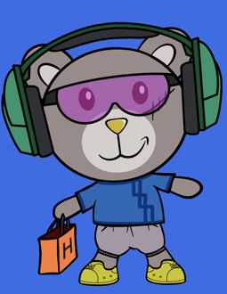 Best Polygon NFT Collection on Opensea - Jolly Teddy Party #4382