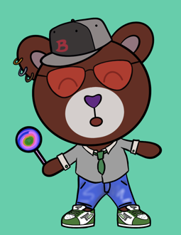 Best Polygon NFT Collection on Opensea - Jolly Teddy Party #439