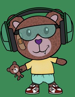 Best Polygon NFT Collection on Opensea - Jolly Teddy Party #4391