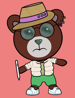 Best Polygon NFT Collection on Opensea - Jolly Teddy Party #4392