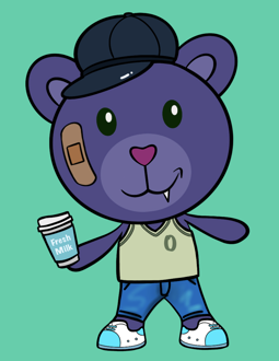 Best Polygon NFT Collection on Opensea - Jolly Teddy Party #4393