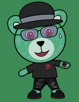 Best Polygon NFT Collection on Opensea - Jolly Teddy Party #4410