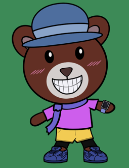 Best Polygon NFT Collection on Opensea - Jolly Teddy Party #4411