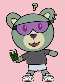 Best Polygon NFT Collection on Opensea - Jolly Teddy Party #4415