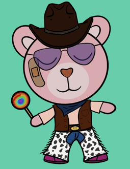 Best Polygon NFT Collection on Opensea - Jolly Teddy Party #4417