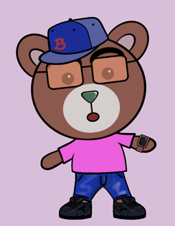Best Polygon NFT Collection on Opensea - Jolly Teddy Party #4419