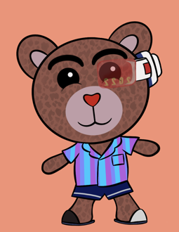 Best Polygon NFT Collection on Opensea - Jolly Teddy Party #4435
